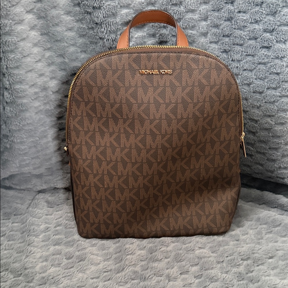Large Brown Backpack not sure authentic